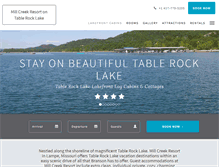 Tablet Screenshot of millcreekresort.com